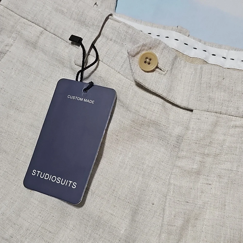 Studiosuits Beige Dress Pants Size 32